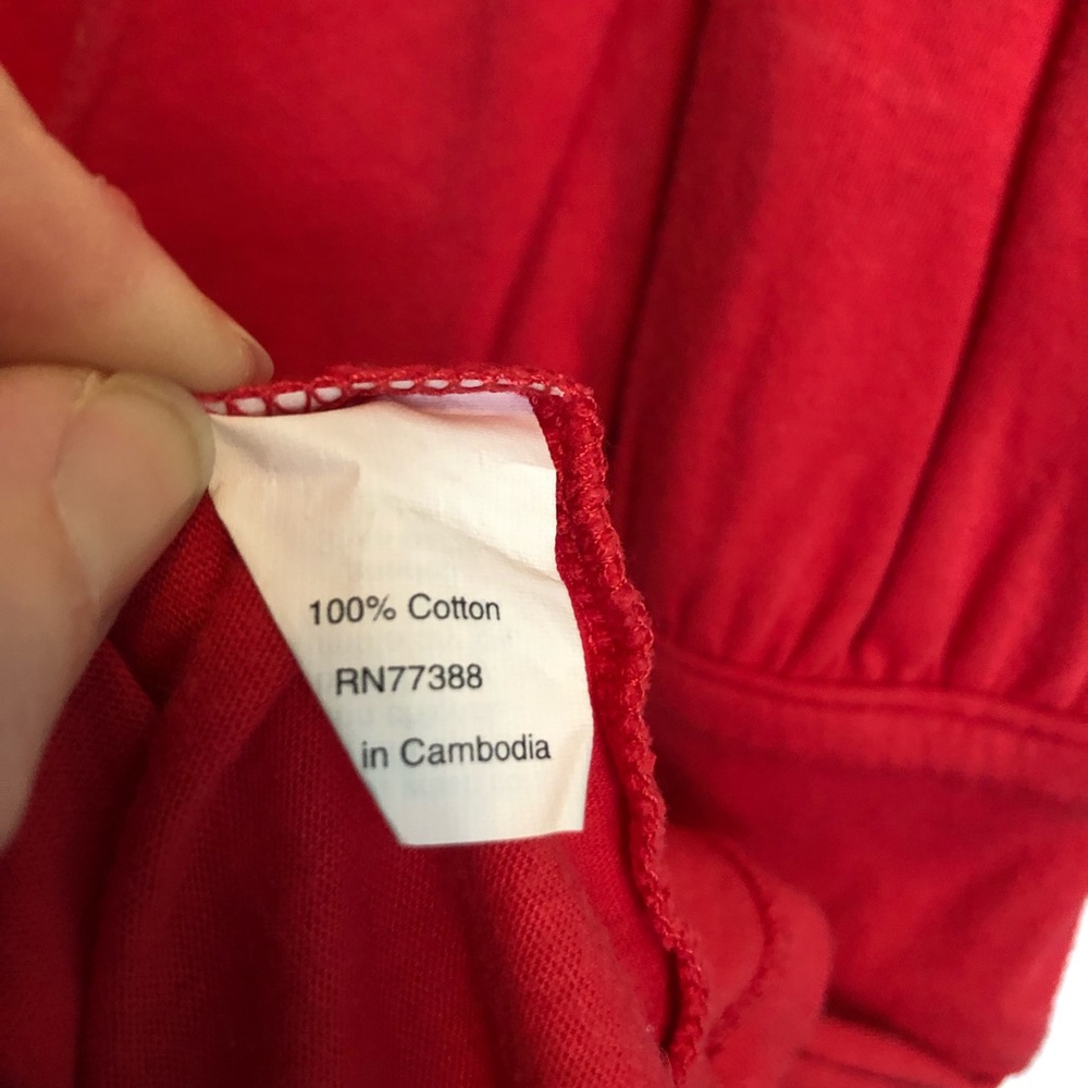 J Crew cotton red tank small - Picture 4 of 6